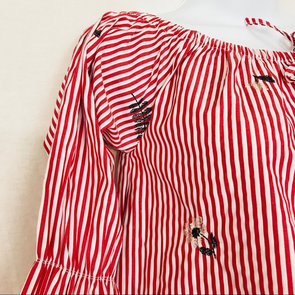 Red & White Stripe Dress - Picture 3 of 3